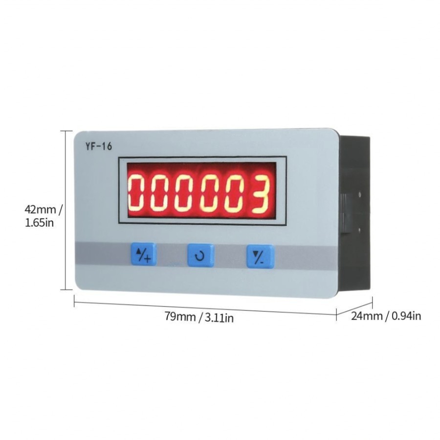 Mini LED Digital Counter Module DC/AC 5V-24V Mini LED Digital Counter Module DC/AC 5V-24V [Elca]