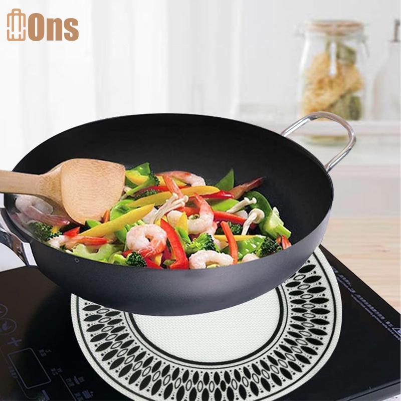 Ons 1PC Induction Cooktop Mat, Scratch-Resistant และ Heatproof Stove Protector ที่