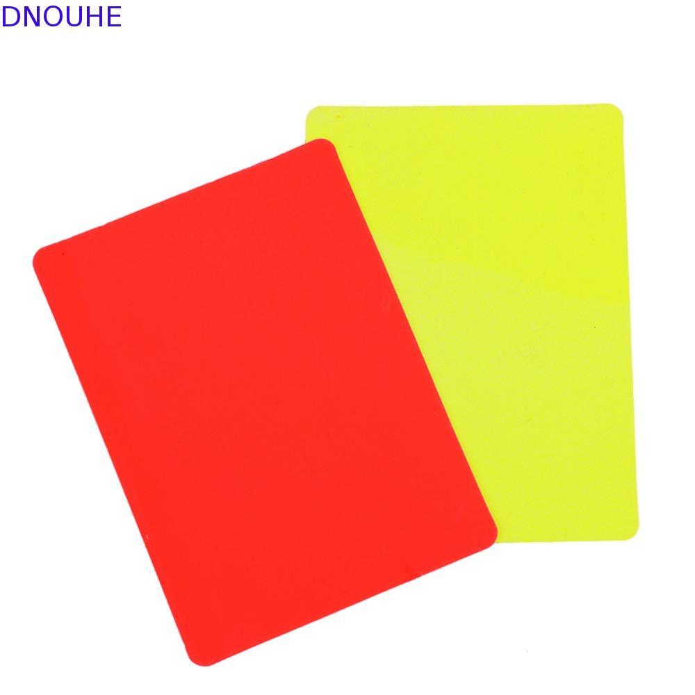 DNOUHE PVC Football Eruning Card,สีเหลือง PVC Football Jee Card,อุปกรณ์เสริมกีฬาสีแดงการ์ด Professio
