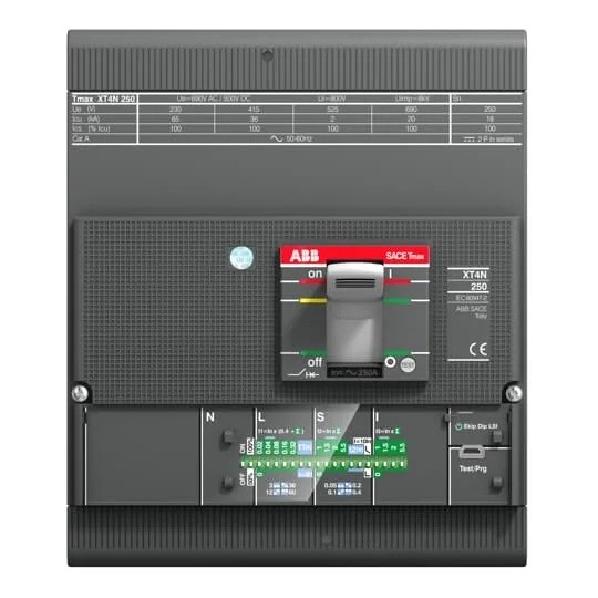 GNCZ Circuit Breakers Moulded Case Circuit Breakers Tmax XT 2TFH101741R1001 LSI R250 PMP 4P/3P XT4N2