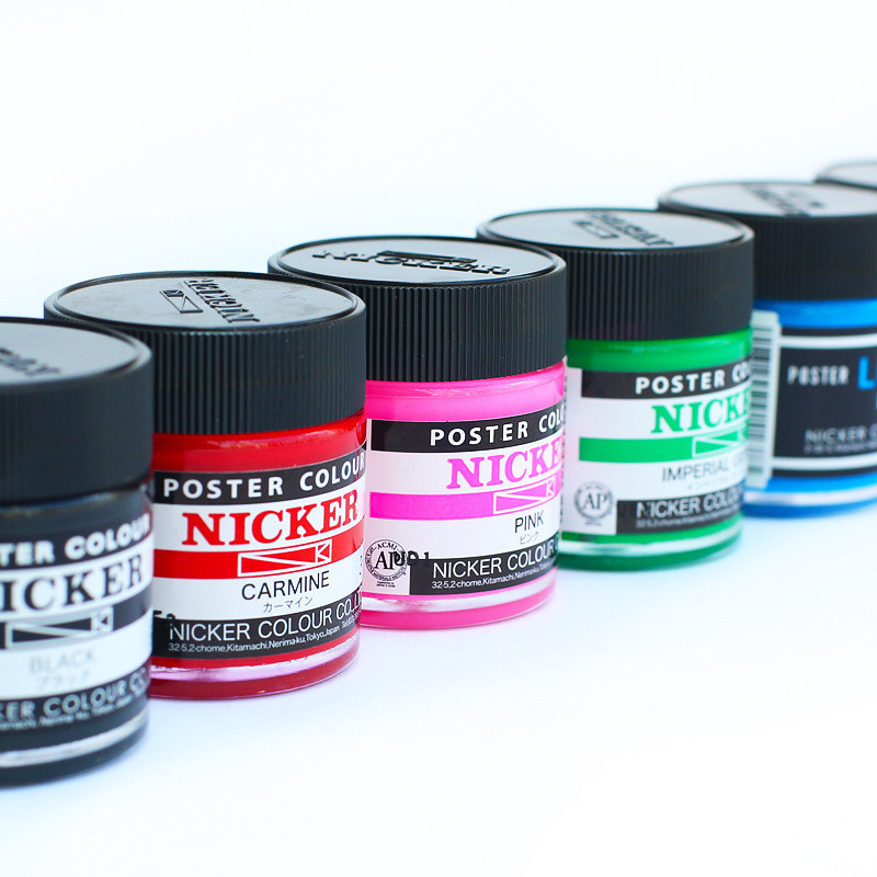 Japan NICKER โปสเตอร์ Nika ทึบแสงสีน้ําสีโฆษณาสีน้ํา Gouache สี Hayao Miyazaki [cxS]