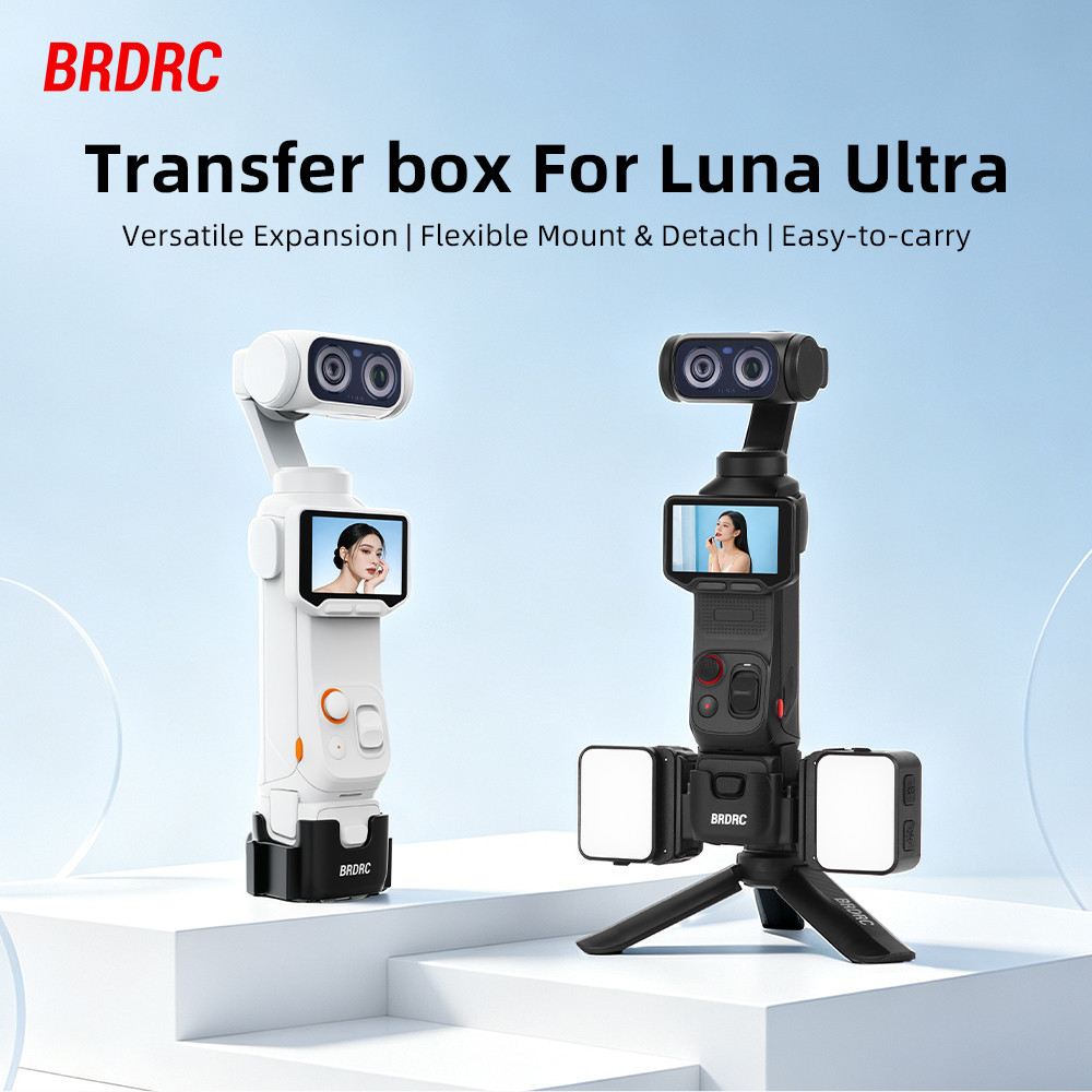 สําหรับ Insta360 Luna Ultra อะแดปเตอร์กรอบฐานขยายคลิปวงเล็บป้องกันขอบอุปกรณ์เสริม