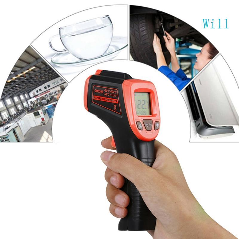 จะ GM320S อุตสาหกรรมอุณหภูมิอินฟราเรด Pyrometer 600℃ 1112℉