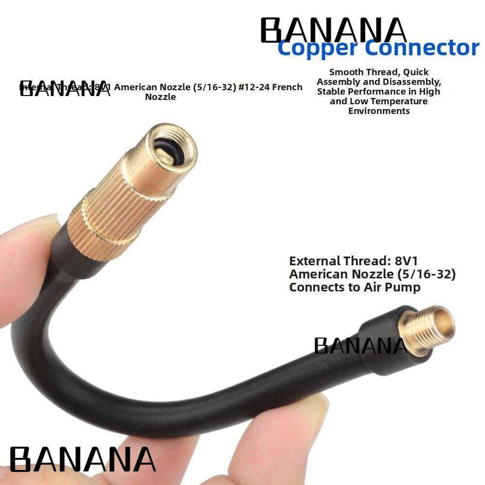 BANANA1 Air Pump Extension, 8V1 ด้าย 20/30/40/50 ซม.ภายนอก, คุณภาพสูง EPDM ท่อ Tube Connector สําหรั