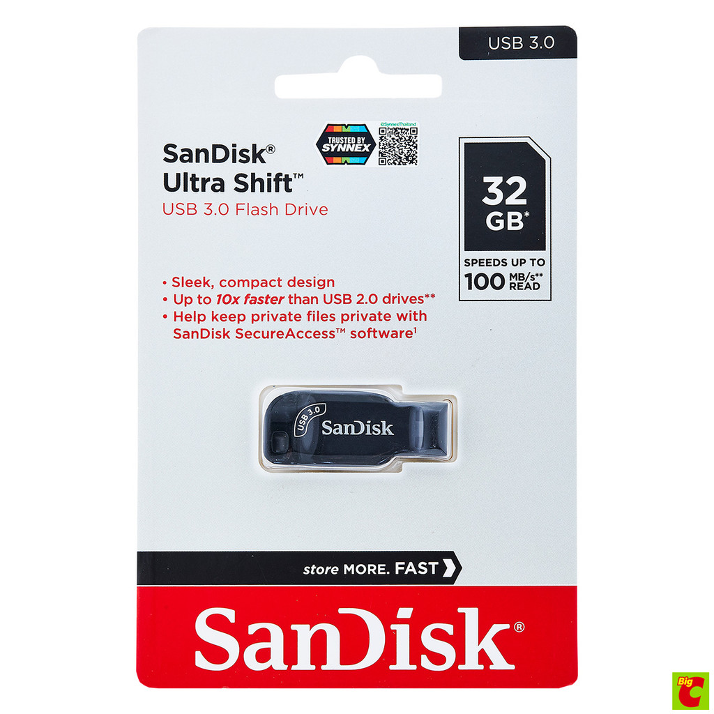 แซนดิส แฟลชไดรฟ์ ยูเอชบี รุ่น SDCZ410-032G-G46 ขนาด 32GB