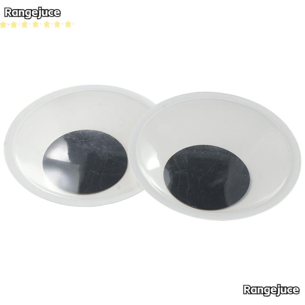 RANGEJUCE 6PCS Giant Googly Eyes, สีขาว 5.9 นิ้วสีดําสีขาว Googly Eyes, Googly Wiggle Eyes Self กาวย