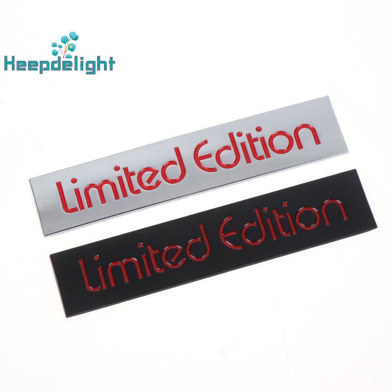 [Keepdelight] 3D Metal Car Stier UV Resistance Limited Edition กาวสัญลักษณ์ป้ายรถจักรยานยนต์สําหรับต