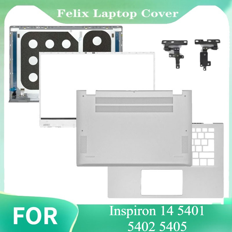ใหม่สําหรับ Dell Inspiron 14 5401 5402 5405 แล็ปท็อปปกหลัง LCD Palmrest Upper ด้านล่างบานพับเงิน 0WK