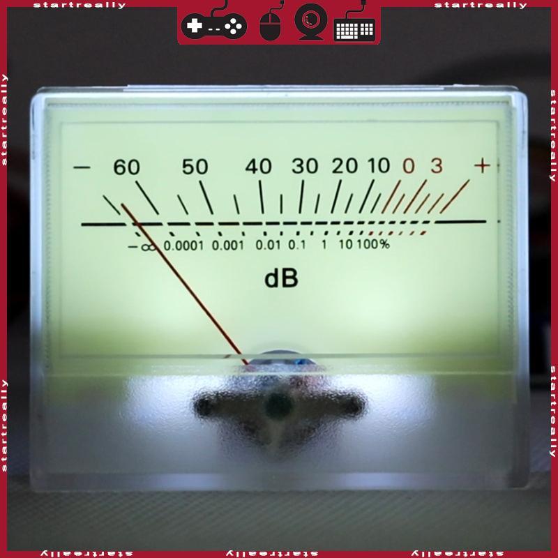 ST VU Meter พร้อม LED Backlight DB เครื่องวัดระดับเครื่องขยายเสียงสายไฟง่าย DB Meter