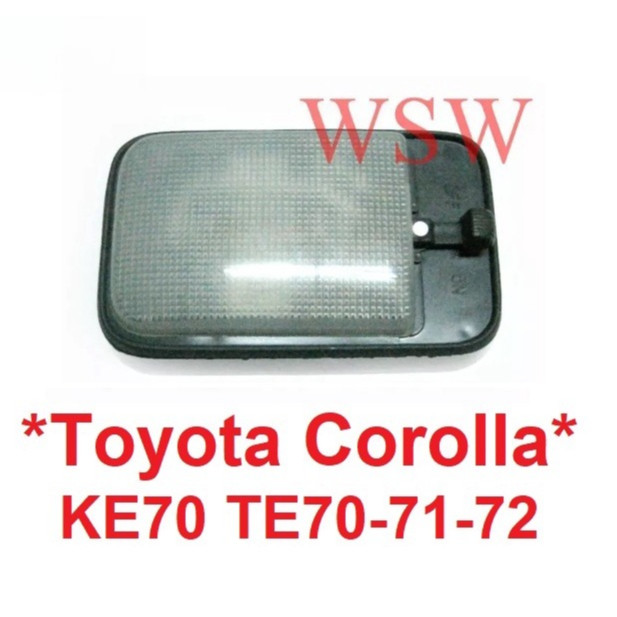 ไฟในเก๋ง โตโยต้า โคโรลล่า เคอี 70 ทีอี 70 71 72 ไฟในห้องโดยสาร ไฟหลังคา TOYOTA COROLLA KE70 TE70 TE7