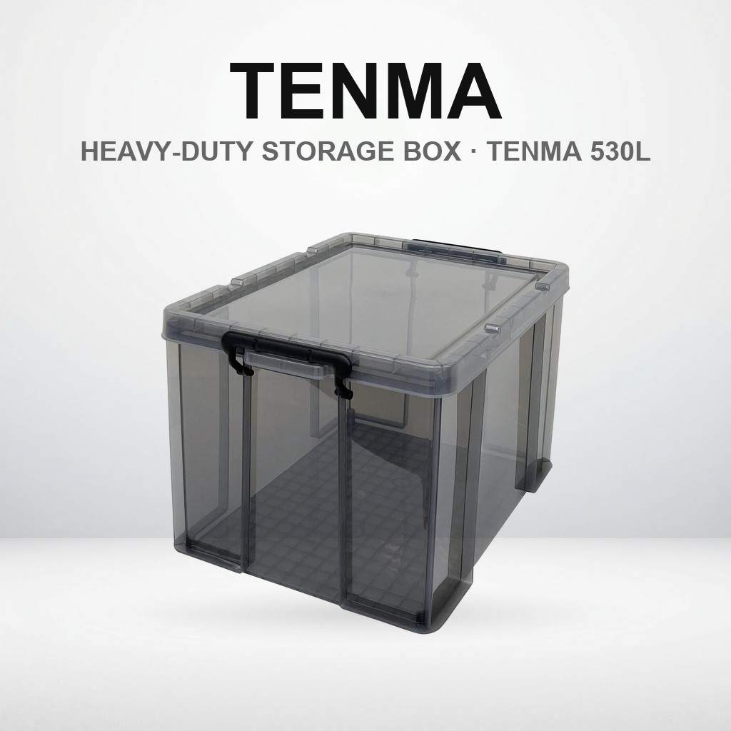 กล่องเก็บของ Tenma ทนทาน 39×53×32cm | Tenma Durable Heavy-Duty Storage Box, 39×53×32cm