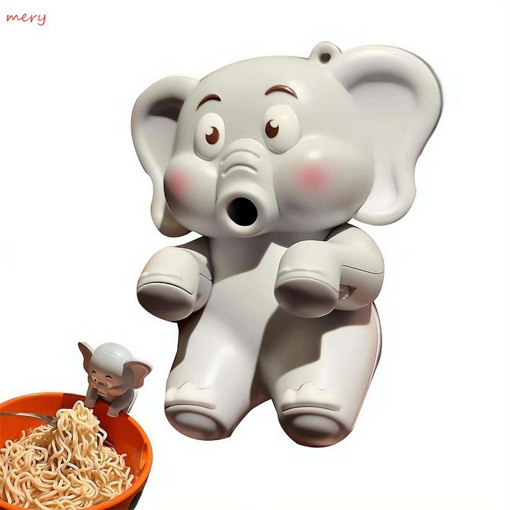 MERY Elephant Animal Fans Coffee Chiller, Mini Dinosaur Clip-On Mini Food Cooling Fan, 3 ความเร็วพร้