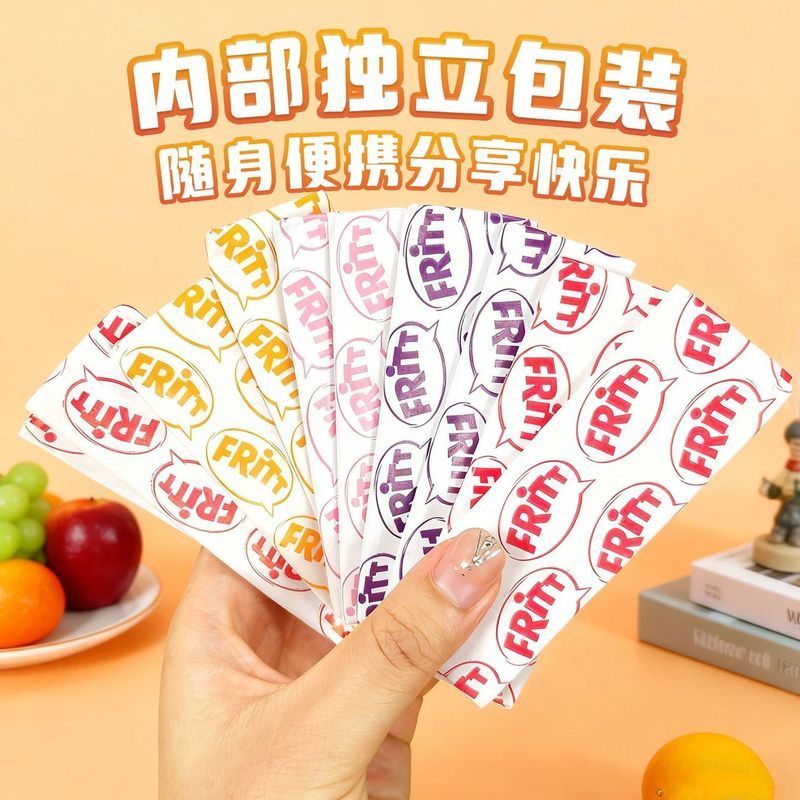 70g เยอรมนี Xiguobao Fritt Fruit Jelly ลูกอมติดหูมือเปรี้ยวขนม VC นําเข้าขนมบรรจุหีบห่อ 8.23