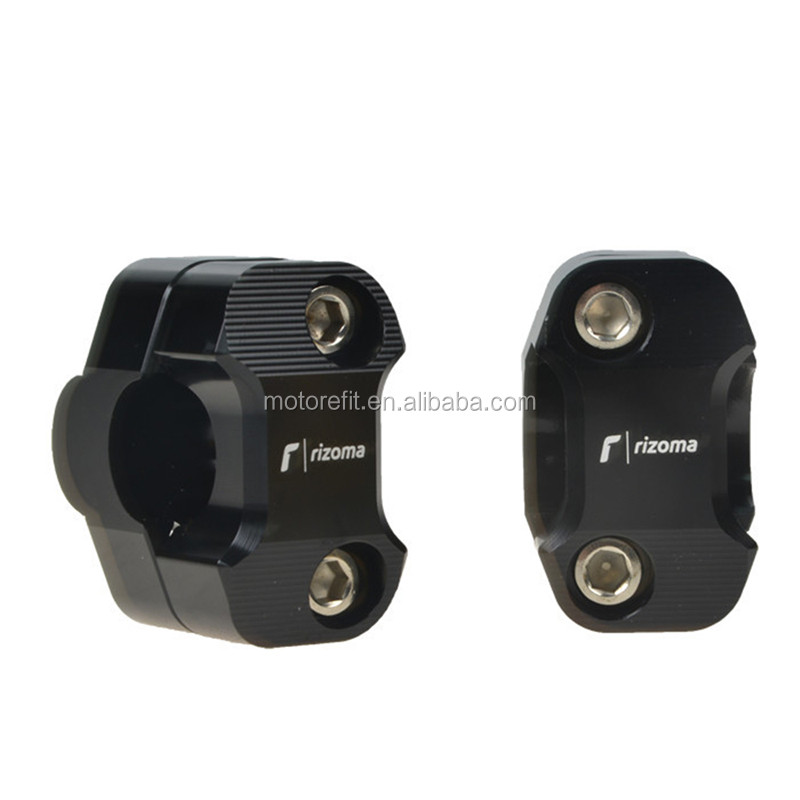 Premium-Motorefit Universal รถจักรยานยนต์ 22 มม.Handlebar Riser Clamps พวงมาลัย Clamps สําหรับ CB500