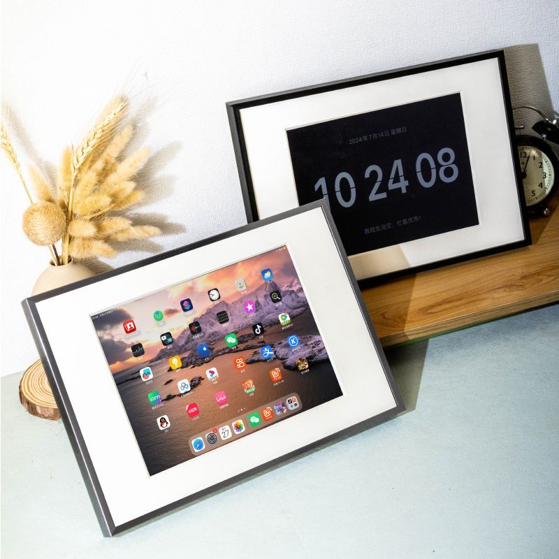 กรอบรูปอิเล็กทรอนิกส์ อะลูมิเนียมอัลลอย สําหรับ iPad และ iPad mini 2 ตกแต่งโต๊ะ
