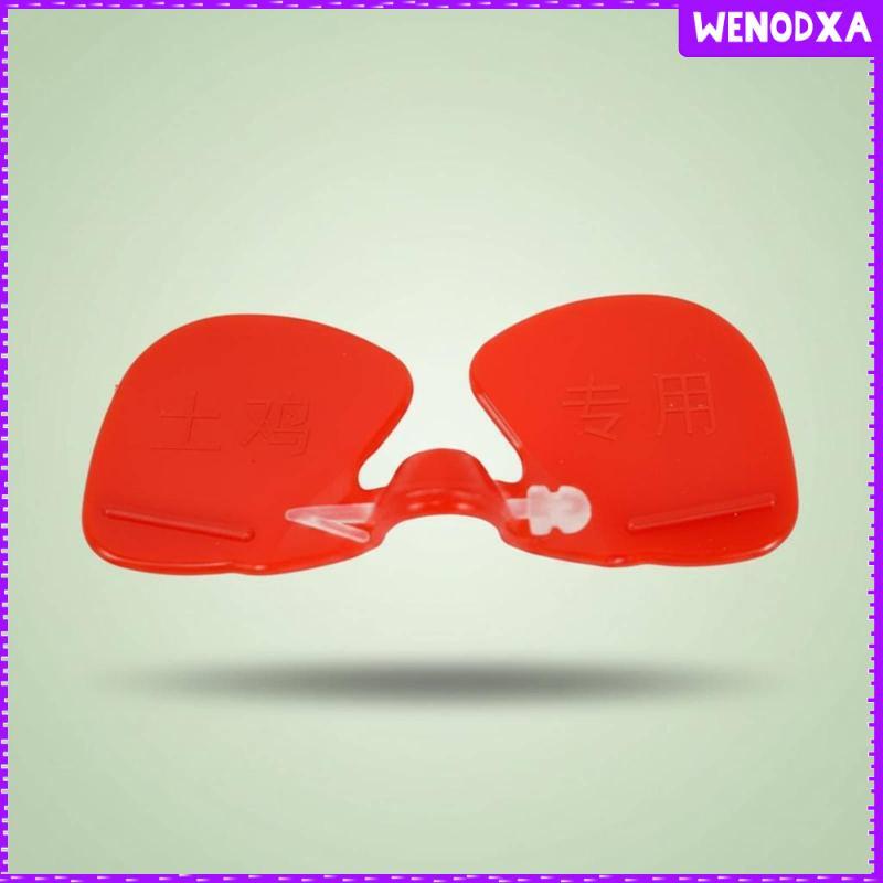 [Wenodxa] แว่นตาไก่ไม่จิกลดต่อสู้ไก่ Blinders Fowl Peepers Safe Non-Packing-Packing-Packing-Packing-