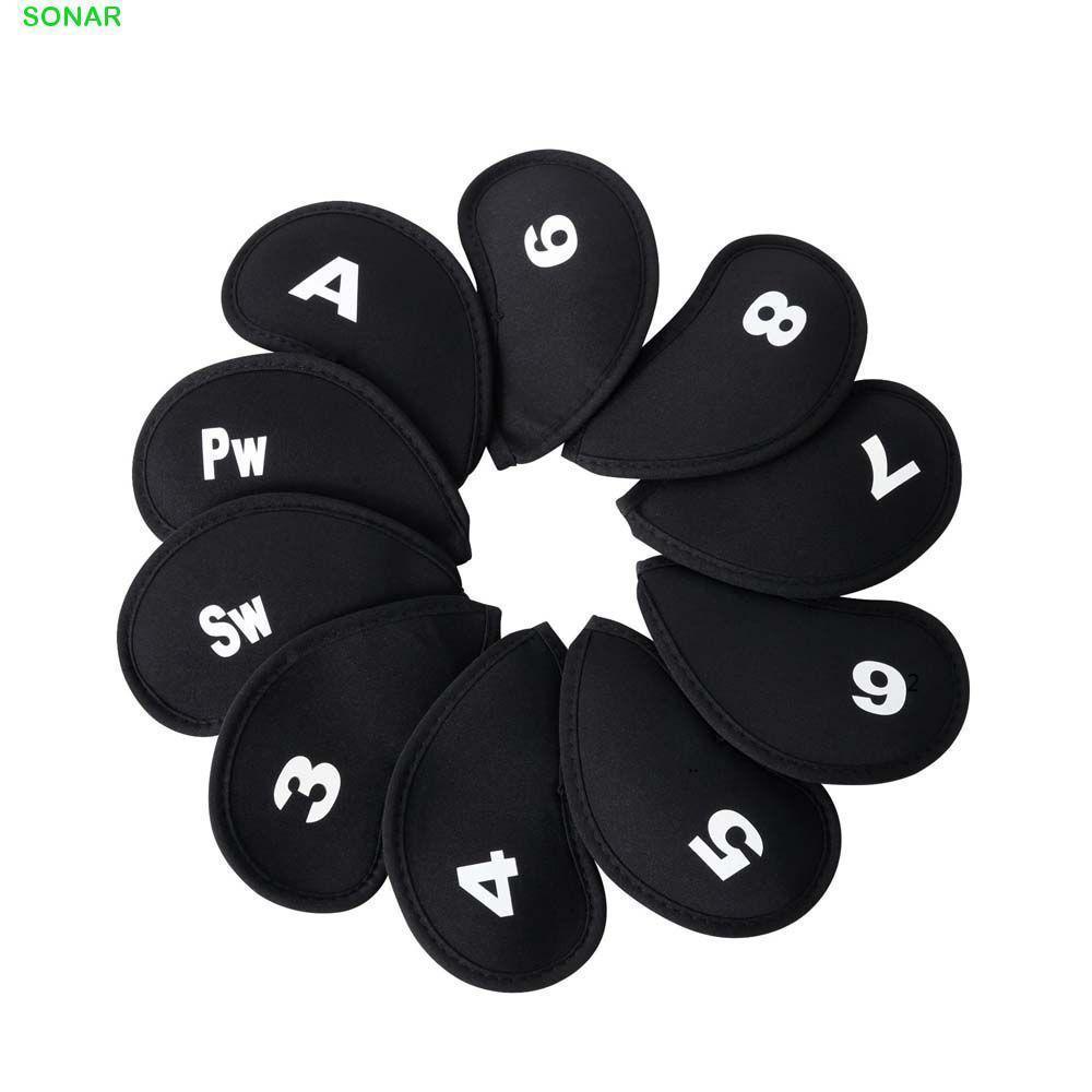 Golf Iron Headcover 3-SW Sports Golf Iron Covers Set Protective Accessories Iron Wedge Protector Gol