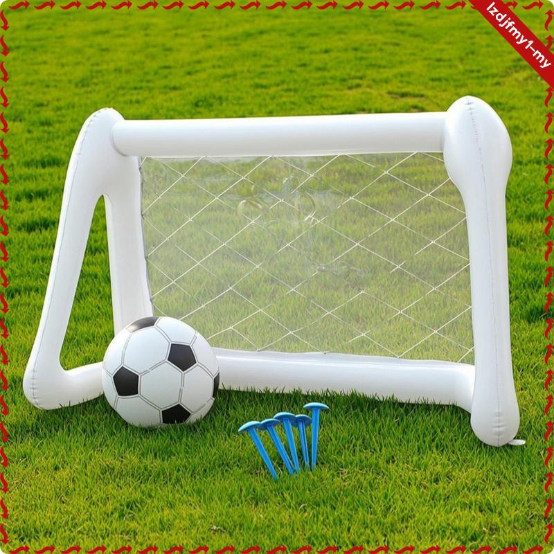 Leipupa Inflatable Soccer Goal Inflatable ฟุตบอลสุทธิฟุตบอลน้ําหนักเบา