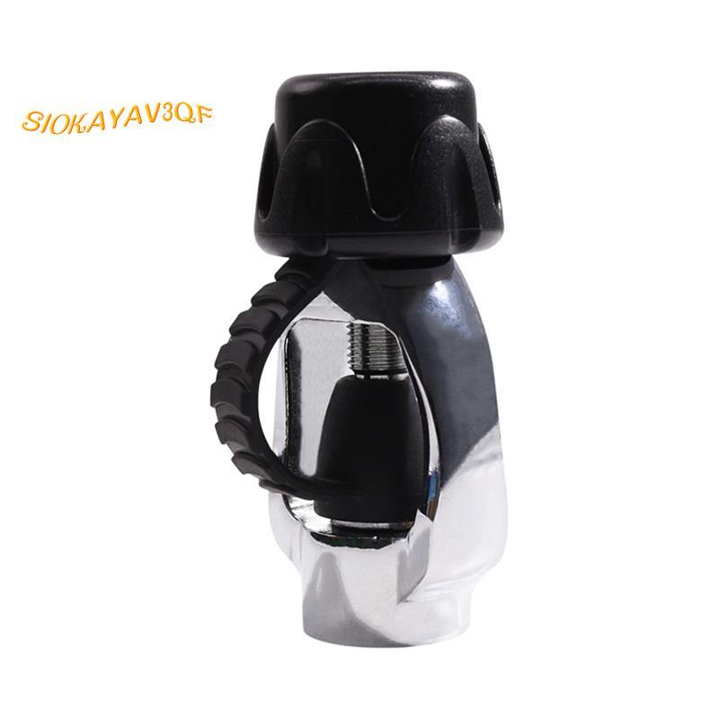 300Bar 4500Psi DIN To Yoke Regulator อะแดปเตอร์ดําน้ําถังแรงดันสูงบรรจุวาล์ว Din Station พร้อมหมวกกั