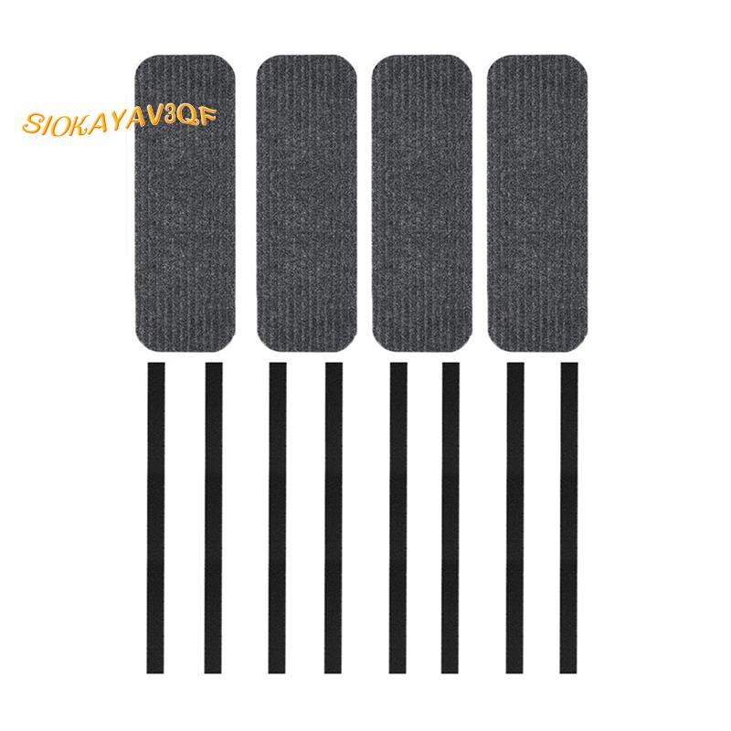 4 ชิ้น RV ขั้นตอนครอบคลุม Rug19.5X7.5 นิ้วนิ้วกาว RV บันไดครอบคลุมมือถือ Home Step Mats อะไหล่อุปกรณ