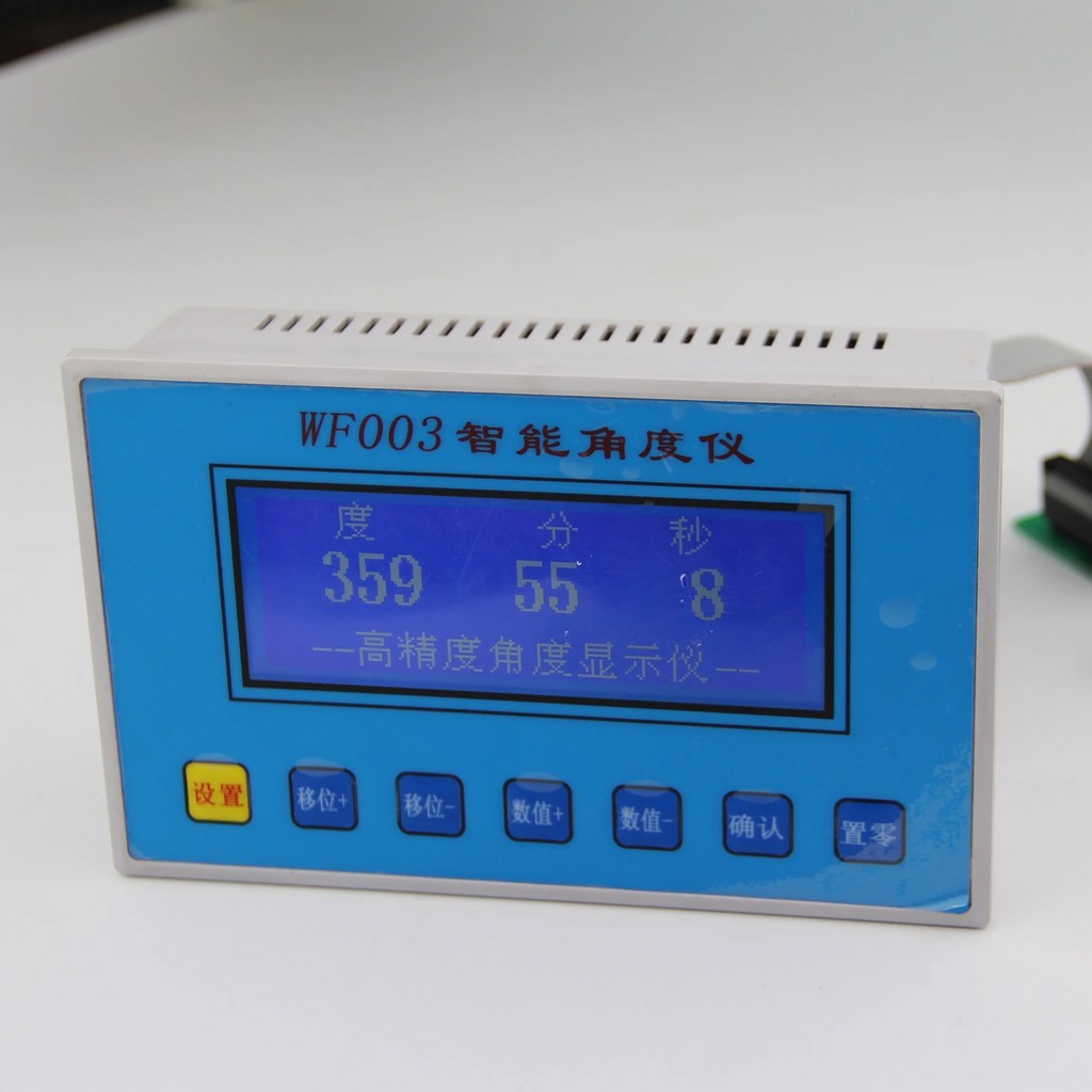 XE0Q WF003 Yifeng ความแม่นยําสูงอัจฉริยะดิจิตอลมุมเมตรเกรดอุตสาหกรรม LCD องศา-นาที-วินาทีจอแสดงผล Ga