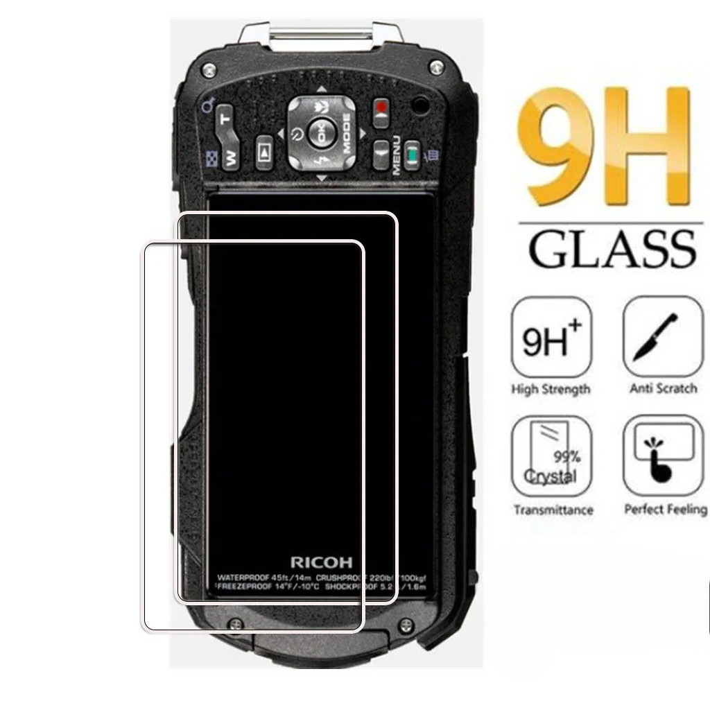 1/2/3PCS กระจกนิรภัยป้องกันหน้าจอสําหรับ Ricoh GR GR II GR III HDF GR III GR IIIx HDF GR IIIx GR IV 