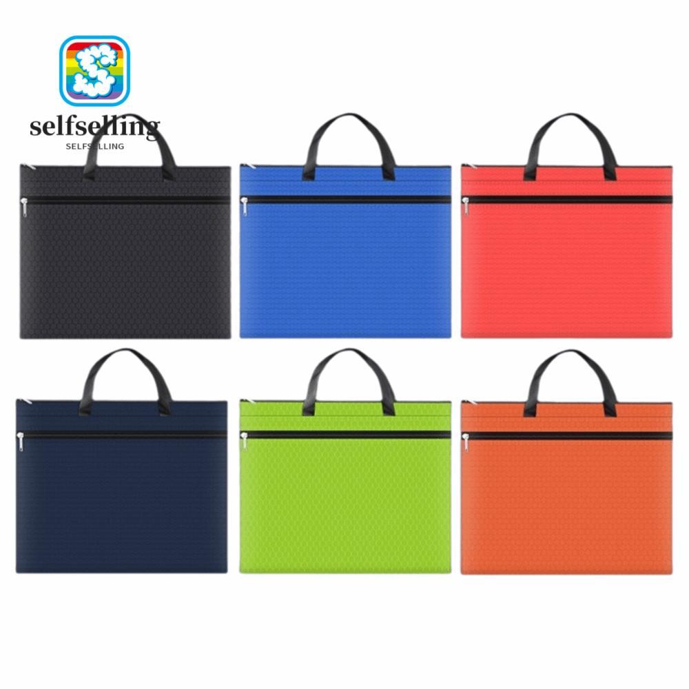 SELFS Portfolio Tote Bag, Large Capacity Cloth A3 Document Bag, Portable A3 with Handle Art Carry Ba