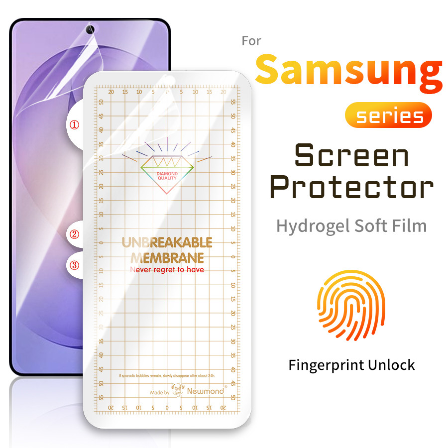 ฟิล์มไฮโดรเจลนิ่ม แบบเต็มจอ สำหรับ Samsung Galaxy S26 S25 S24 S23 S22 S21 S20 Note 20 Ultra Plus FE