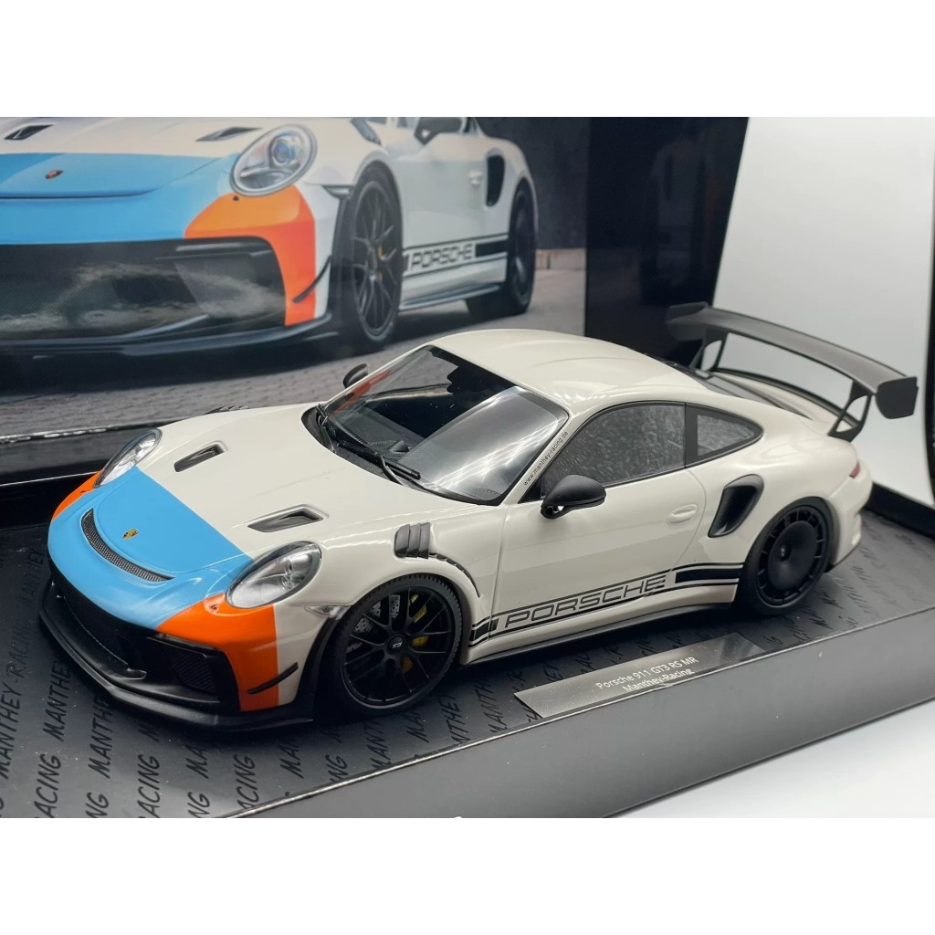[สต๊อกพร้อม] 1/18 Mini Cut Porsche 911 GT3 RS MR Global Limited 200 Units เคลือบเล็กสวย Enclosed ไม่