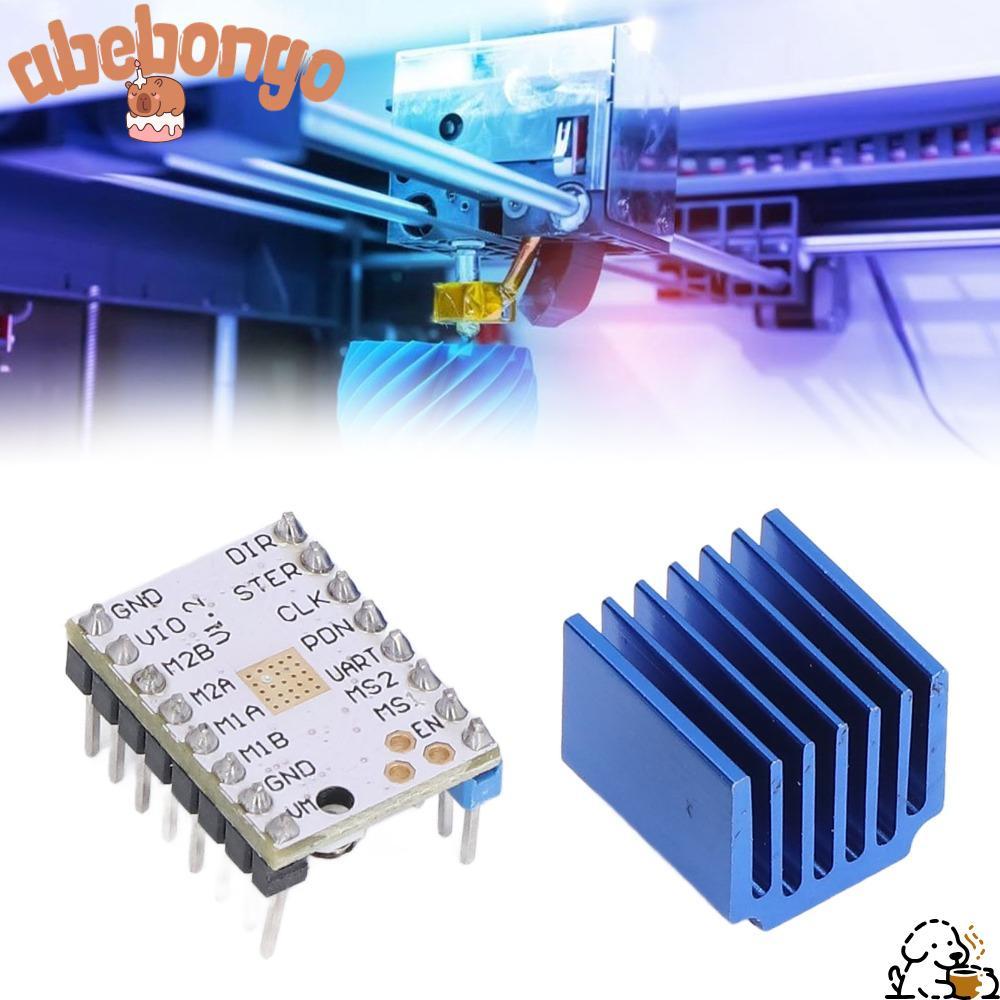 ABEBONGOTF Silent Stepper Motor Module, พลาสติกสีฟ้า TMC2208 V1.2 Driver Board, สี่เหลี่ยมผืนผ้าอัพเ