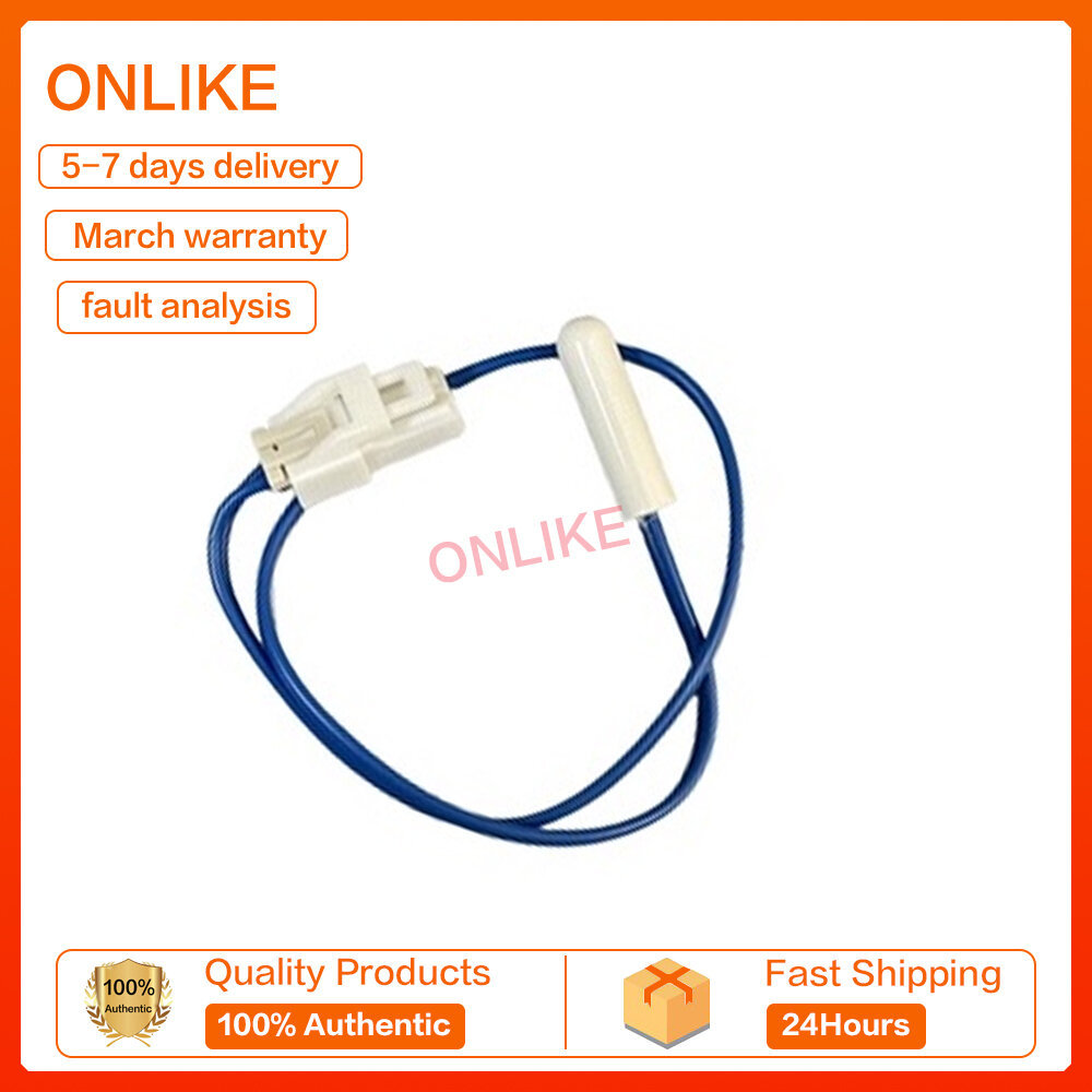 TOSHIBA FRIDGE 0685 GRA28MS GR-B31MU 56CM DEFROST THERMISTOR SENSOR ORIGINAL gr-a28ms 54.5MM
