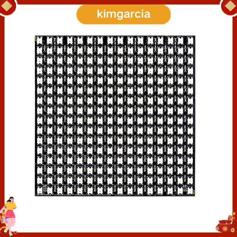 kimgarcia WS2815 ไฟ Led โปรแกรมแอดเดรสแอดเดรสยืดหยุ่นสําหรับจอแสดงผลวิดีโอ DC12V (16x16)