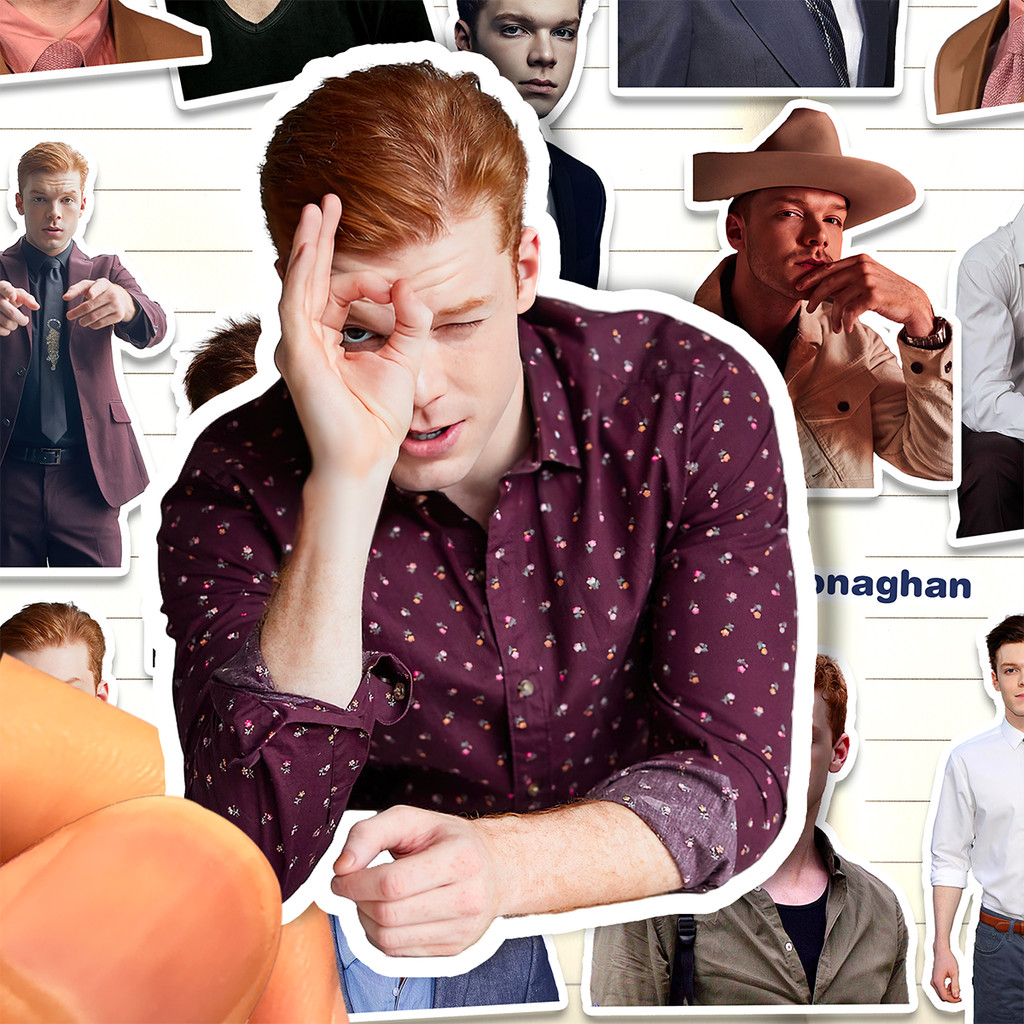 Cameron Monaghan สติกเกอร์ HD กันน้ําภาพยนตร์ Actor Cameron Monaghan ภาพวาดกาวความละเอียดสูง