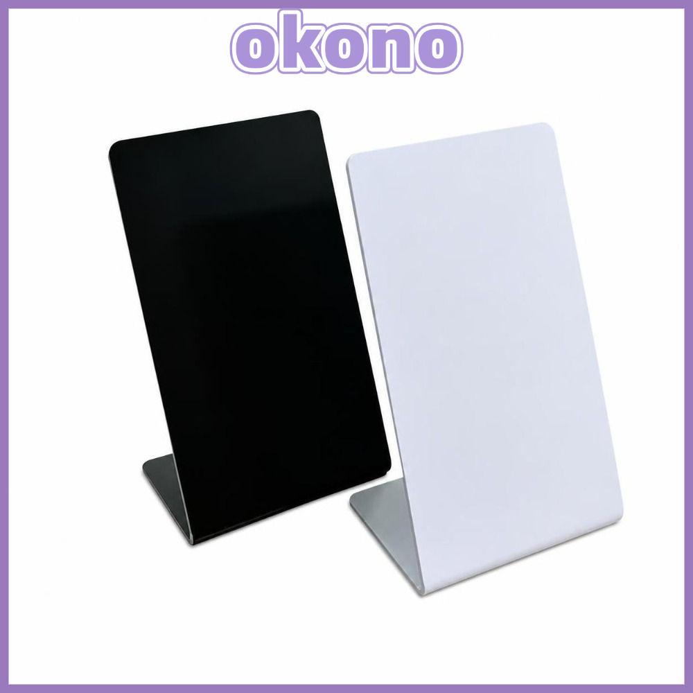 OKONO NFC Review Display Card,อะคริลิคแบบใช้ซ้ําได้ NFC Counter Sign,แบตเตอรี่ฟรี Programmable Tap t