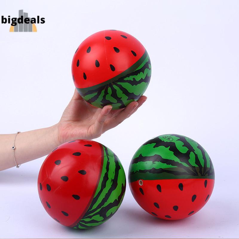 Blossom Bazaar 5 นิ้ว Inflatable แตงโม Ball เด็กอนุบาลหนัง Ball เด็กทารกกีฬาของเล่น PVC Ball BB