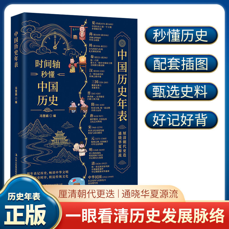 การอ่านแห่งชาติ โครโนกราฟประวัติศาสตร์จีน Timeline ทันที Understand ประวัติศาสตร์จีนคลาสสิกอ่านทั่วไ