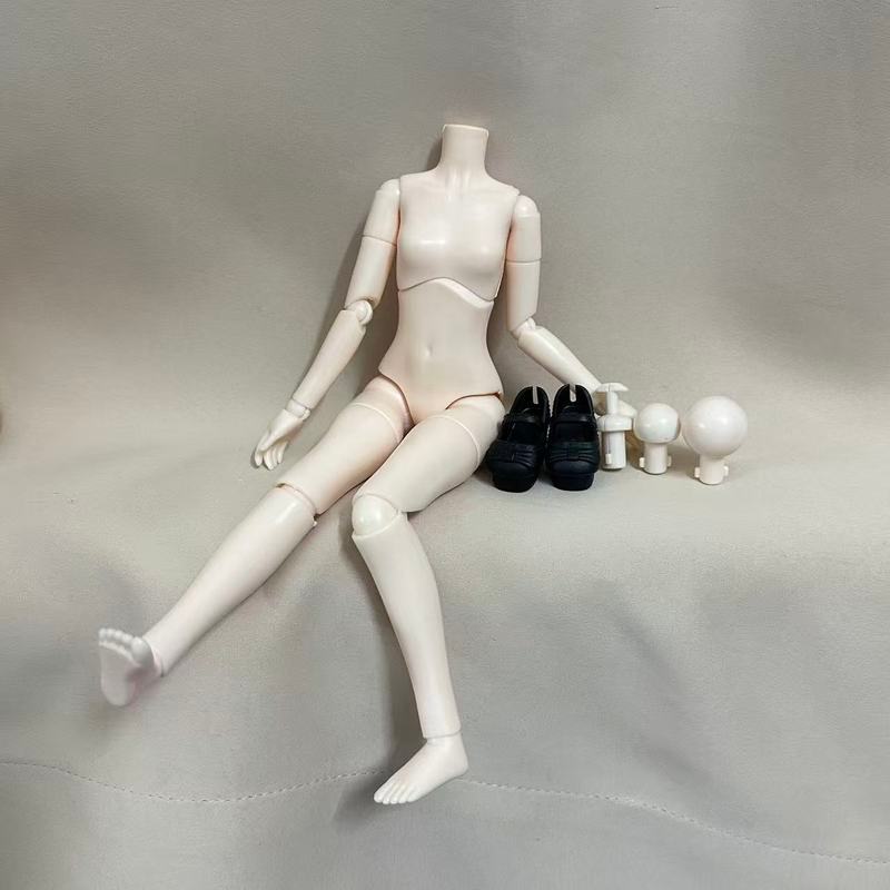 6分练妆娃娃素体mjd机械关节带支架高瘦超模女体多动作可摆脖卡20260902 1/6 scale makeup practice doll body, MJD mechanical joints w