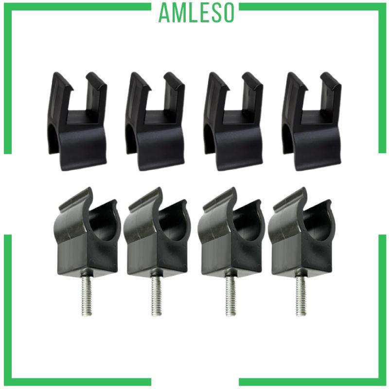 [Amleso] 4x Camping Wagon Table Buckle Garden Trolley Cart Buckle Garden Cart Desktop Mounting Acces