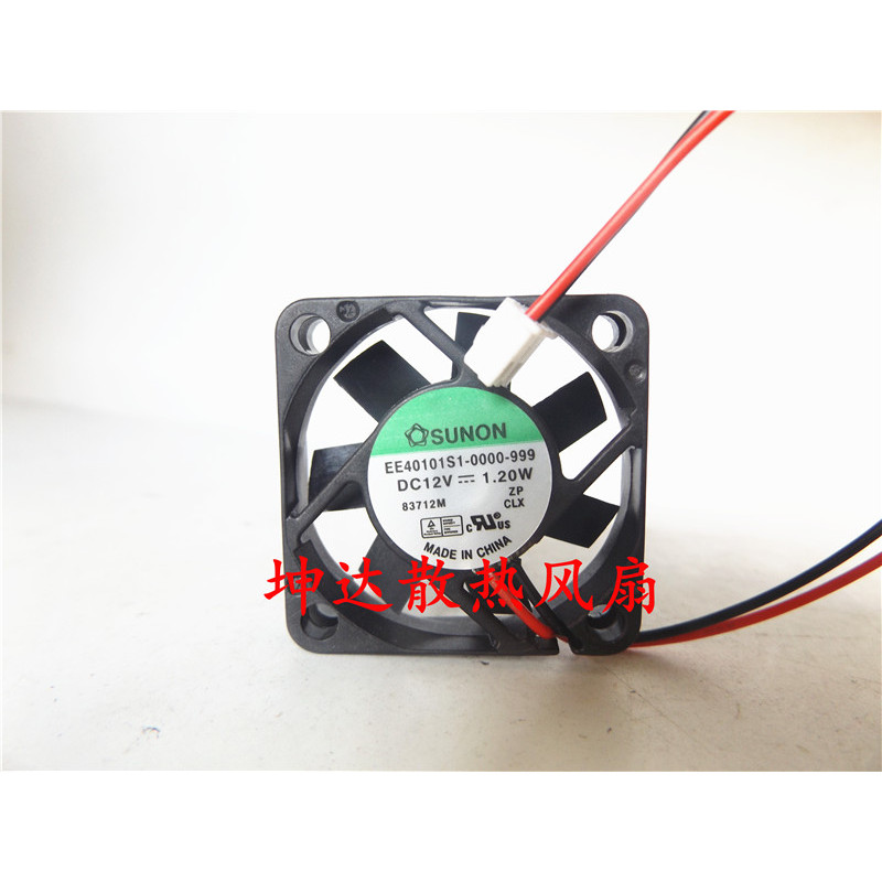 EE40101S1-0000-999 เดิมที่ถูกต้อง 4010 4 ซม. พัดลม 12V 1.2W พัดลม
