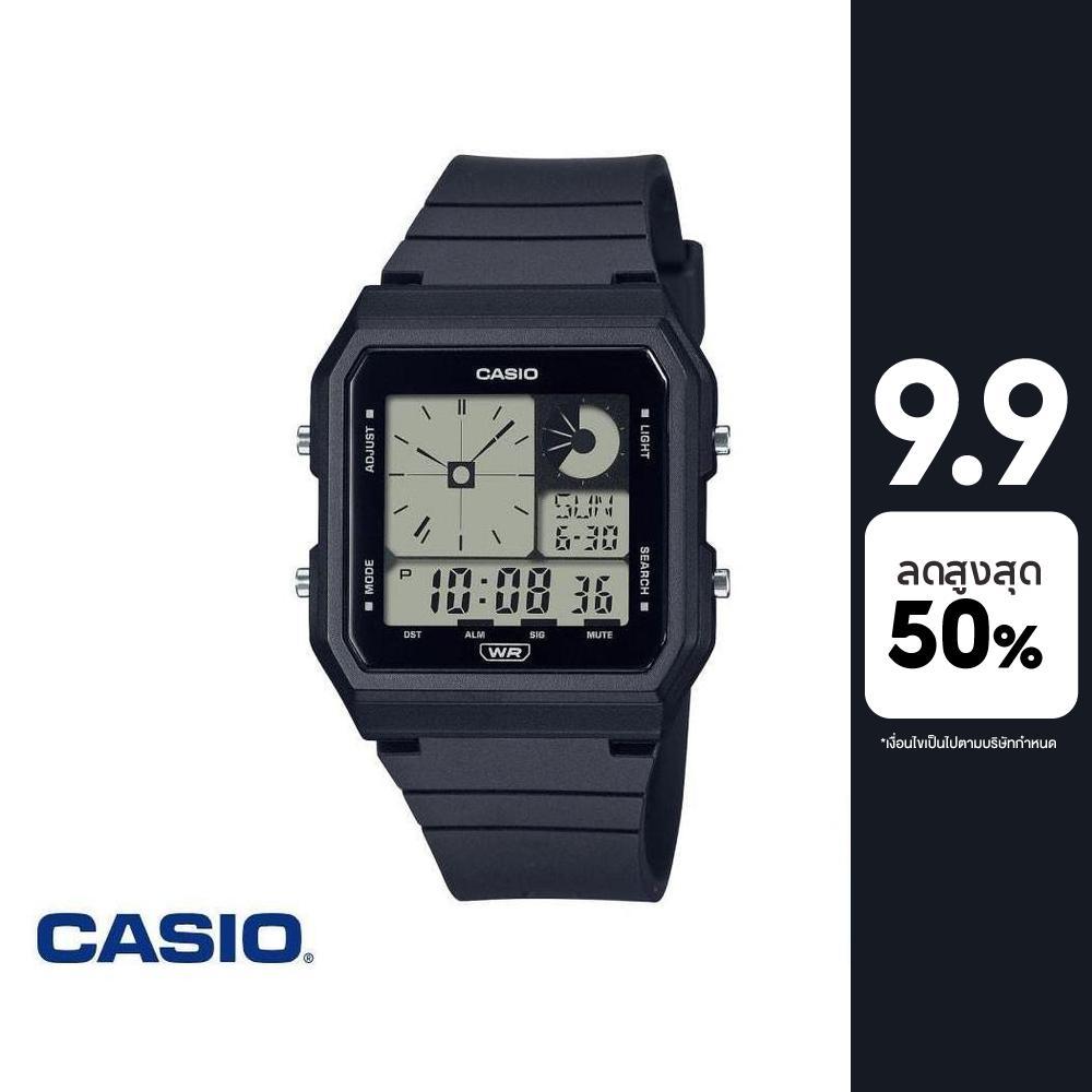CASIO นาฬิกาข้อมือ CASIO รุ่น LF-20W-1ADF วัสดุเรซิ่น สีดำ