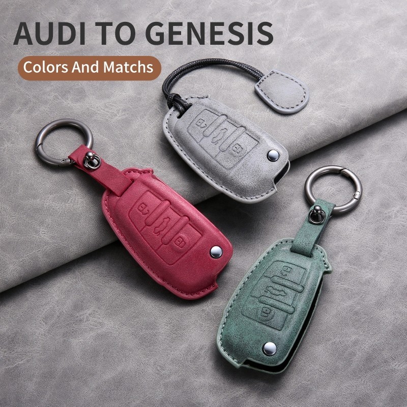 ใหม่หนังรถพับฝาครอบสําหรับ Audi A3 8L 8P A4 B6 B7 B8 C6 4F RS3 Q3 Q7 TT 8L 8V S3 C5 C6 รถอุปกรณ์เสริ