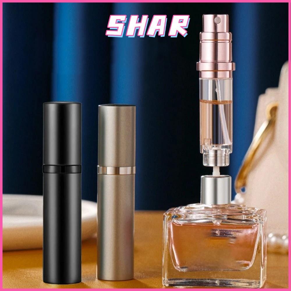 SHAR 5ml น้ําหอม Atomizer เดินทางแบบพกพาสําหรับเครื่องสําอางสเปรย์ Alcochol