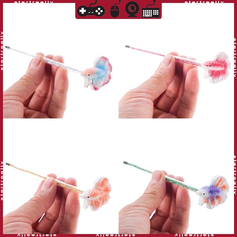 ST Betta Training Wand Betta Starter Kits เรซิ่น Betta Training Stick ตกแต่ง