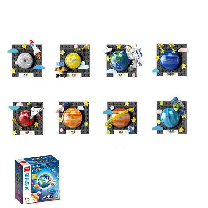 Sembo Blocks Space Adventure Building Blocks ชุด Micro Particle STEM ปริศนาอิฐของเล่นสําหรับเด็กอายุ