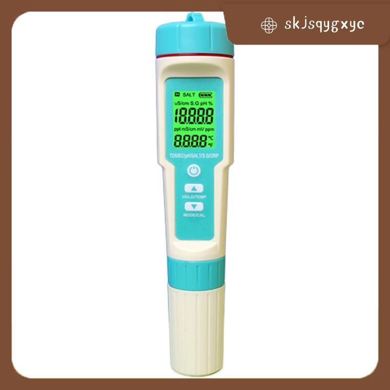 skjsqygxyc7 in1 เครื่องทดสอบคุณภาพน้ํา Lab PH Meter เครื่องวัดค่า PH เครื่องวัด pH น้ําเครื่องทดสอบเ