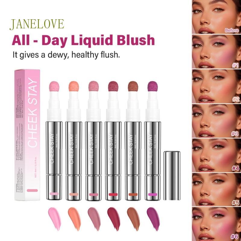 JLOVE Cream Liquid Blush แต่งหน้า Liquid Cheek Tints Liquid Blush Soft Cream Blush แต่งหน้า
