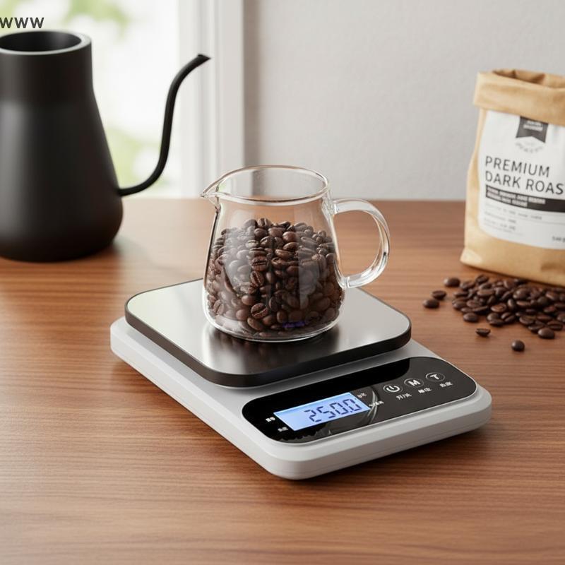 OOO เครื่องชั่งในครัว10กก. จอแสดงผล LCD ชาร์จไฟได้เครื่องชั่งอาหารอบ