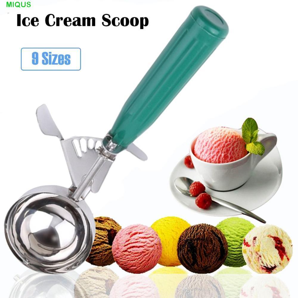 MIQUS Ice Ball Spoon Kitchen Dough Meat Ball Cookies สแตนเลสอาหาร Portioner เครื่องตัด