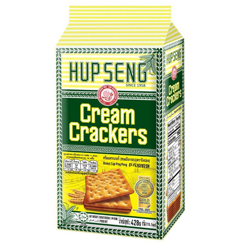 ปิงปองแครกเกอร์ครีม 428กรัม Ping Pong Cream Cracker 428g.