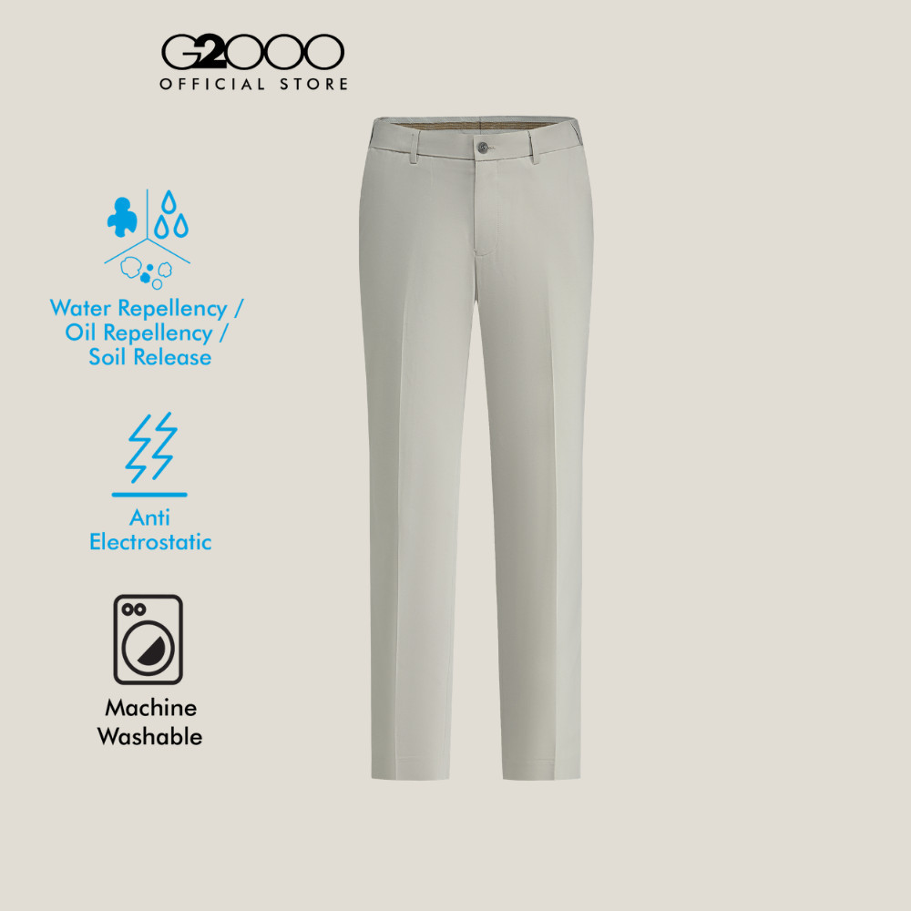 G2000 กางเกงสูทสำหรับผู้ชาย ทรง Elastic waistband Smart fit รุ่น 61153055